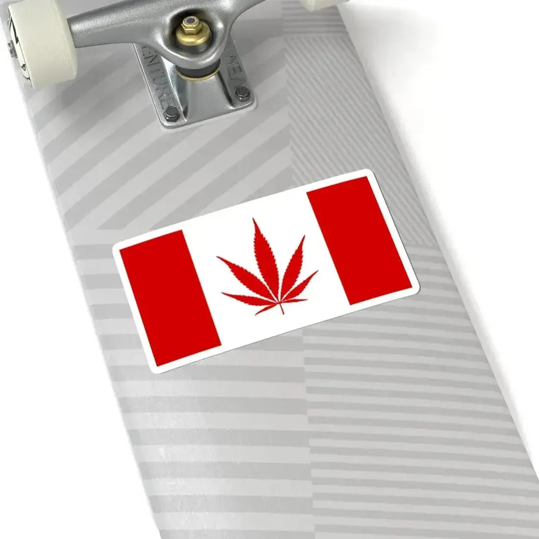 Canada Weed Flag (Canada) STICKER Vinyl Kiss-Cut Decal - The Sticker Space