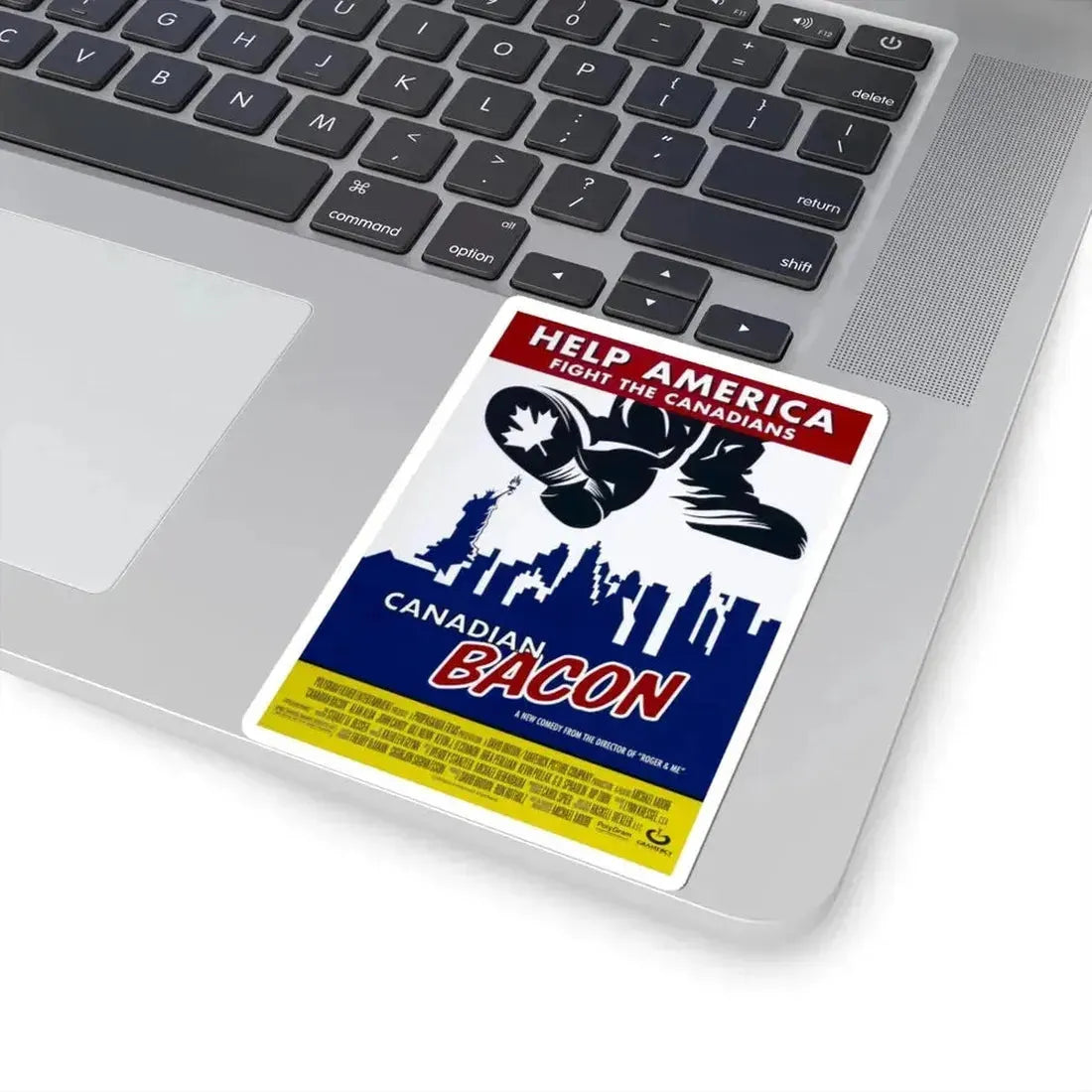 Canadian Bacon 1995 Movie Poster - STICKER Vinyl Kiss-Cut Decal - The Sticker Space