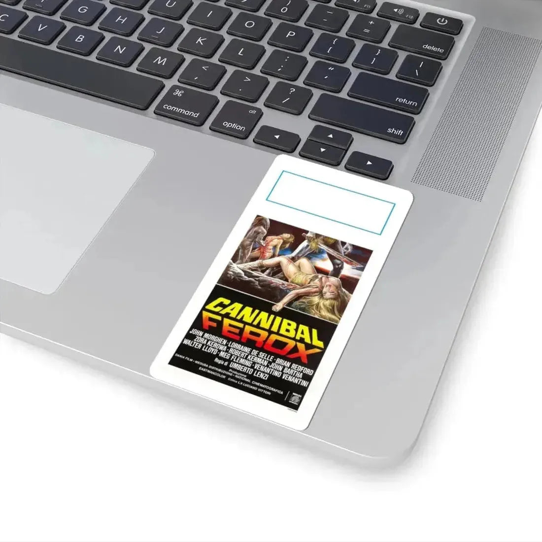 CANNIBAL FEROX (ITALIAN) 1981 Movie Poster - STICKER Vinyl Kiss-Cut Decal - The Sticker Space