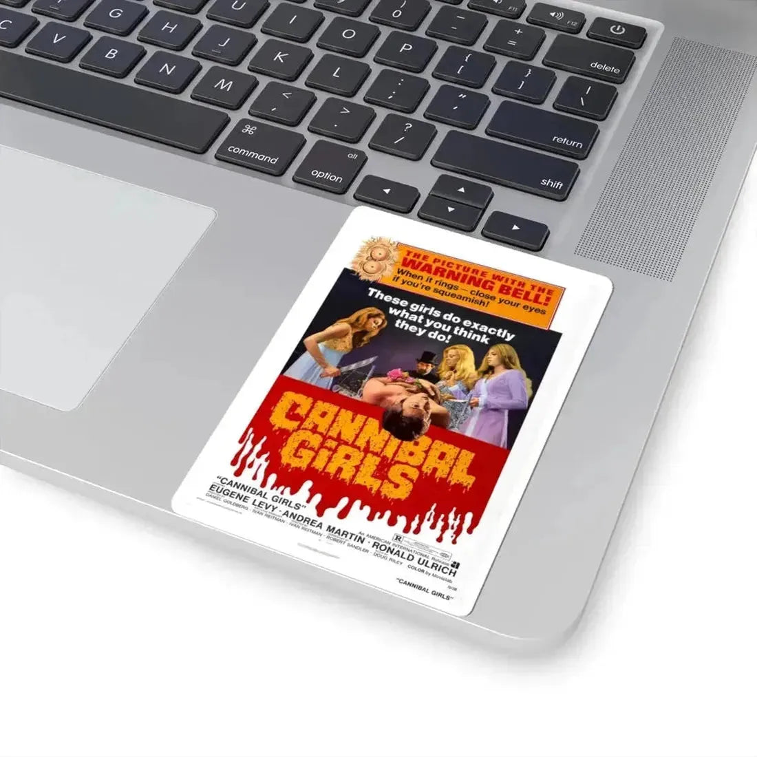 CANNIBAL GIRLS 1973 Movie Poster - STICKER Vinyl Kiss-Cut Decal - The Sticker Space