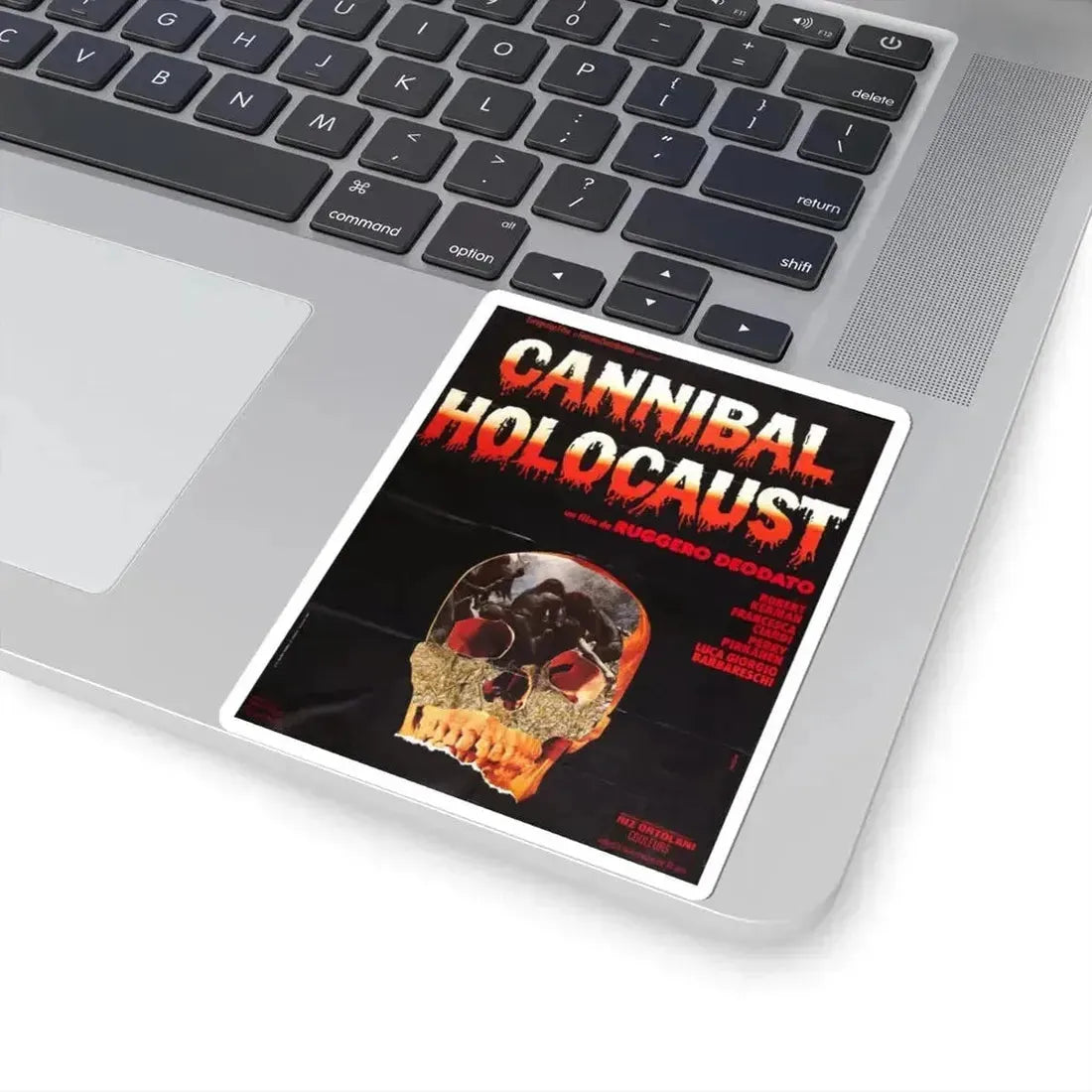 CANNIBAL HOLOCAUST (FRENCH) 1980 Movie Poster - STICKER Vinyl Kiss-Cut Decal - The Sticker Space