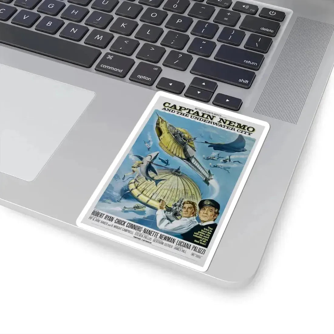 CAPTAIN NEMO AND THE UNDERWATER CITY 1969 Movie Poster - STICKER Vinyl Kiss-Cut Decal - The Sticker Space