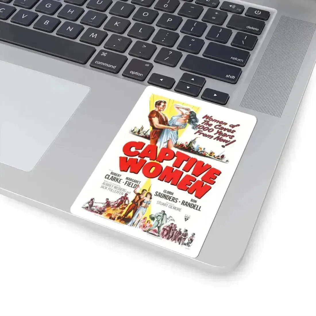 CAPTIVE WOMEN 1952 Movie Poster - STICKER Vinyl Kiss-Cut Decal - The Sticker Space