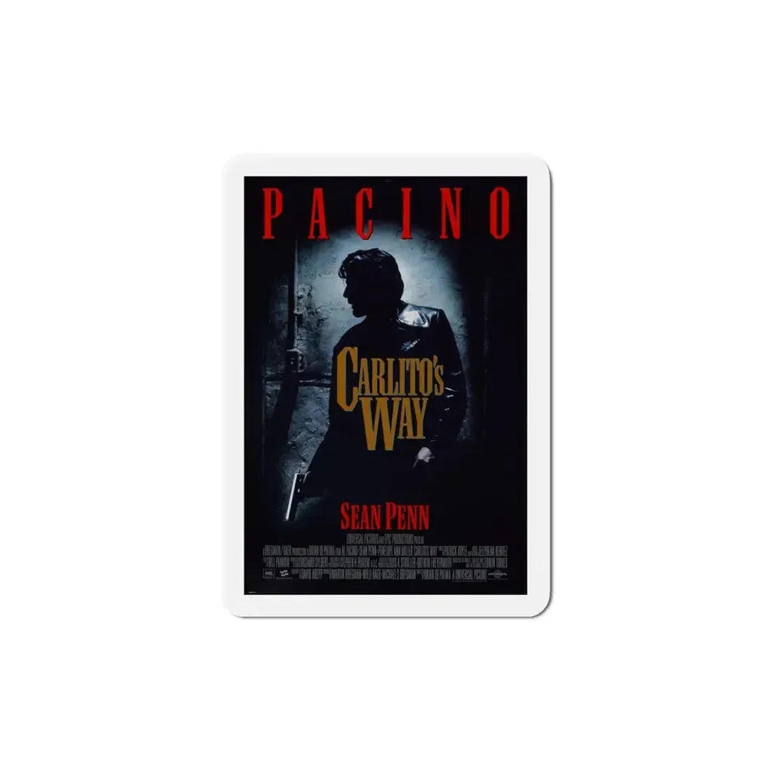 Carlitos Way 1993 Movie Poster Refrigerator Magnet - The Sticker Space