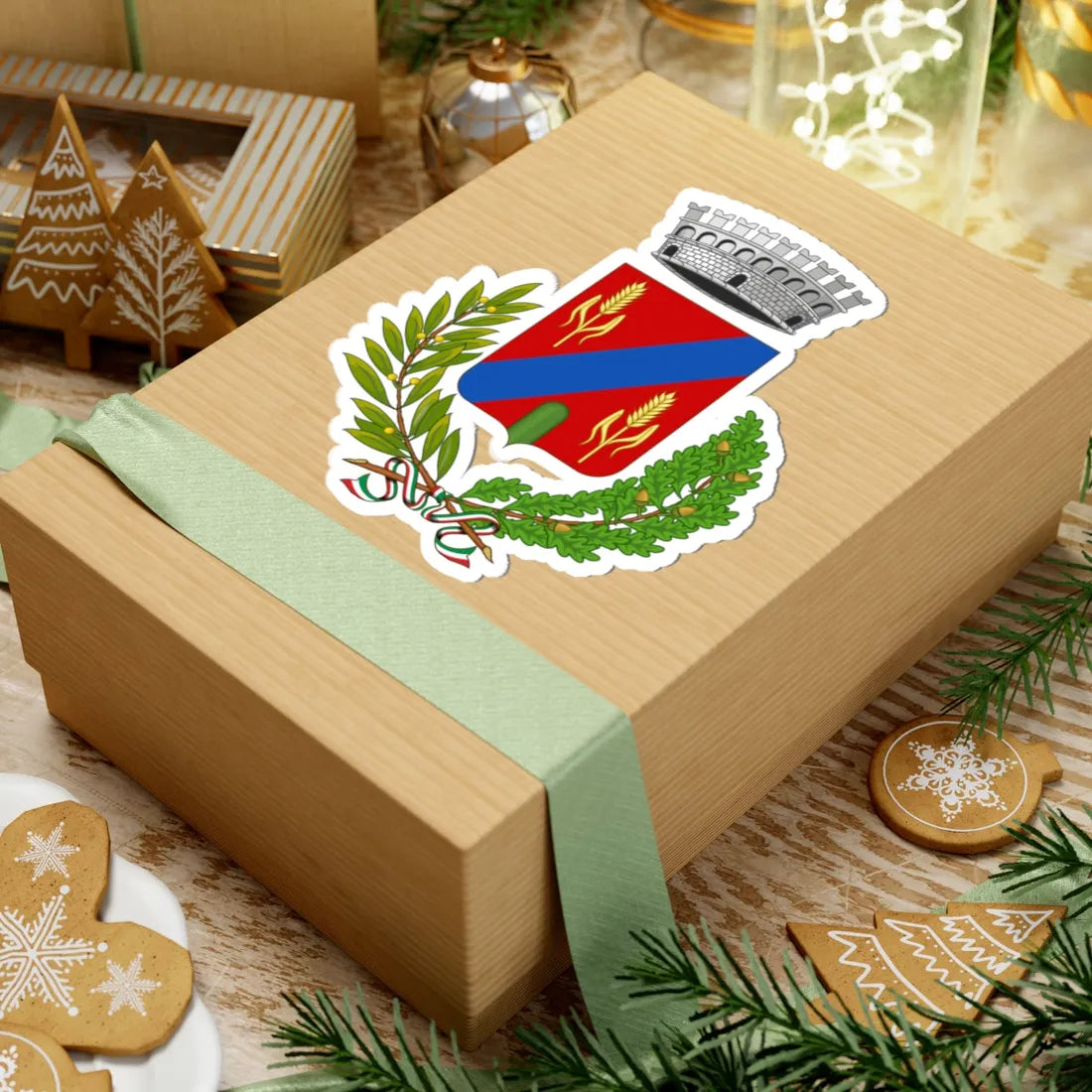 Carrodano-Stemma (Italy) (Coat of Arms) STICKER Vinyl Kiss-Cut Decal - The Sticker Space