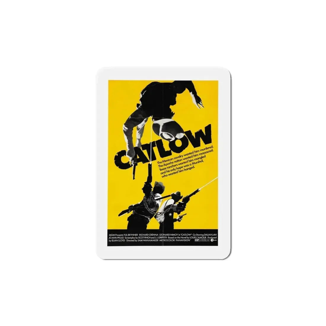 Catlow 1971 Movie Poster Refrigerator Magnet - The Sticker Space