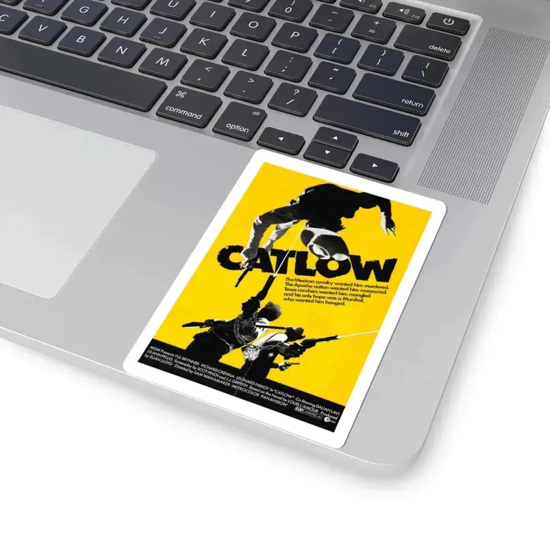 Catlow 1971 Movie Poster - STICKER Vinyl Kiss-Cut Decal - The Sticker Space