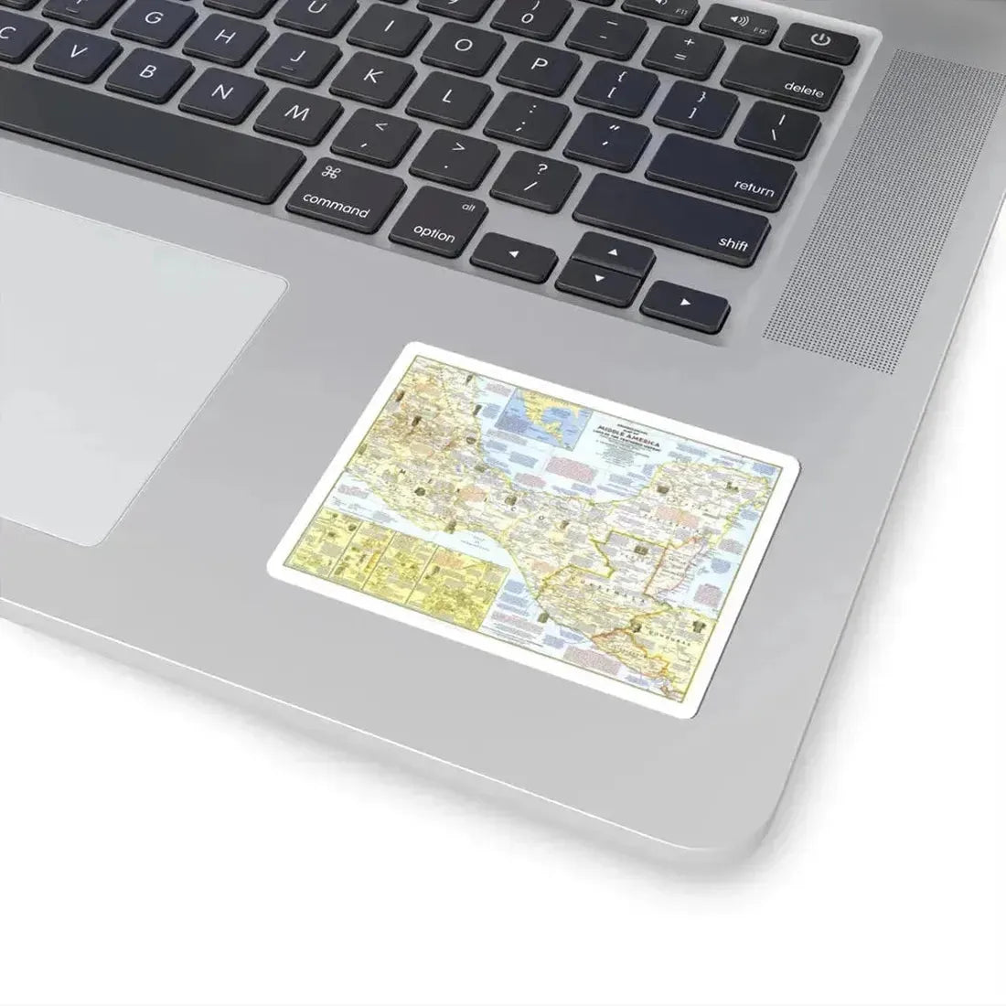 Central America - Archeological Map 1 (1968) (Map) STICKER Vinyl Kiss-Cut Decal - The Sticker Space