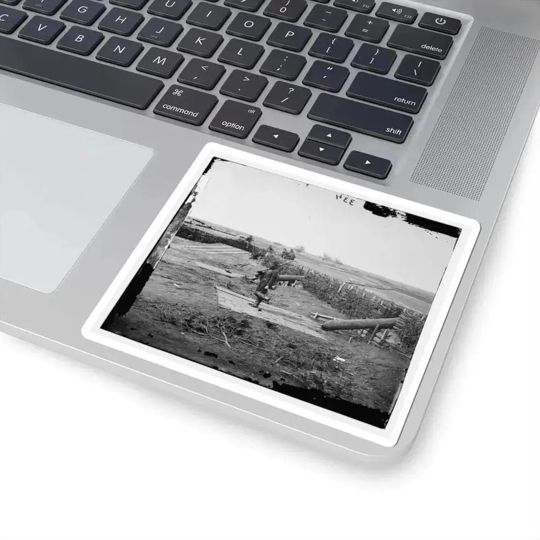 Centreville, Va. Fort on the Heights, With Quaker Guns (U.S. Civil War) STICKER Vinyl Kiss-Cut Decal - The Sticker Space