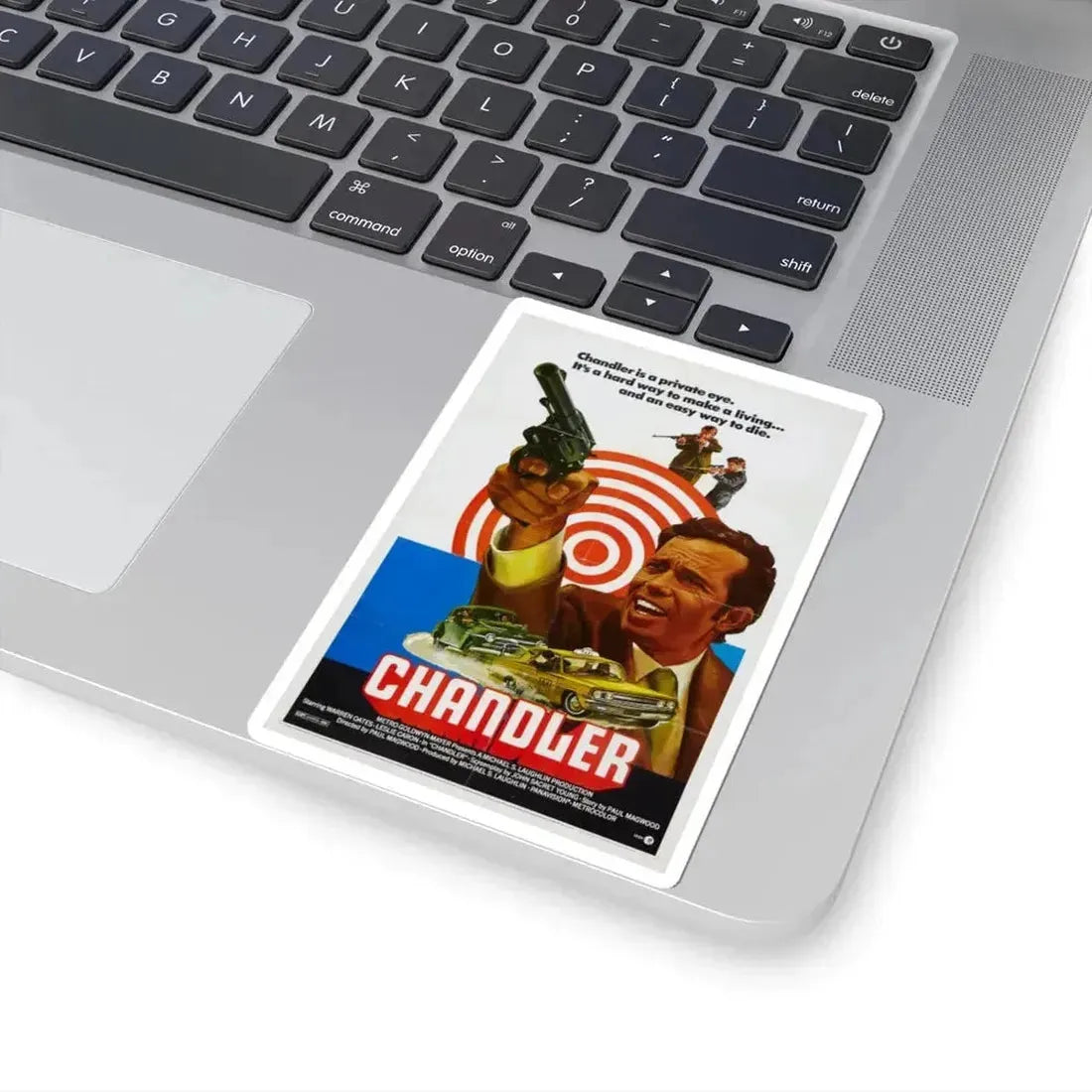 Chandler 1971 Movie Poster - STICKER Vinyl Kiss-Cut Decal - The Sticker Space