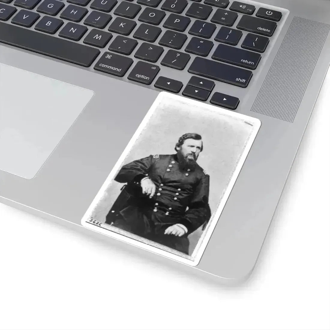 Charles R. Woods, Three-Quarter Length Portrait, Seated, Facing Right (U.S. Civil War) STICKER Vinyl Kiss-Cut Decal - The Sticker Space