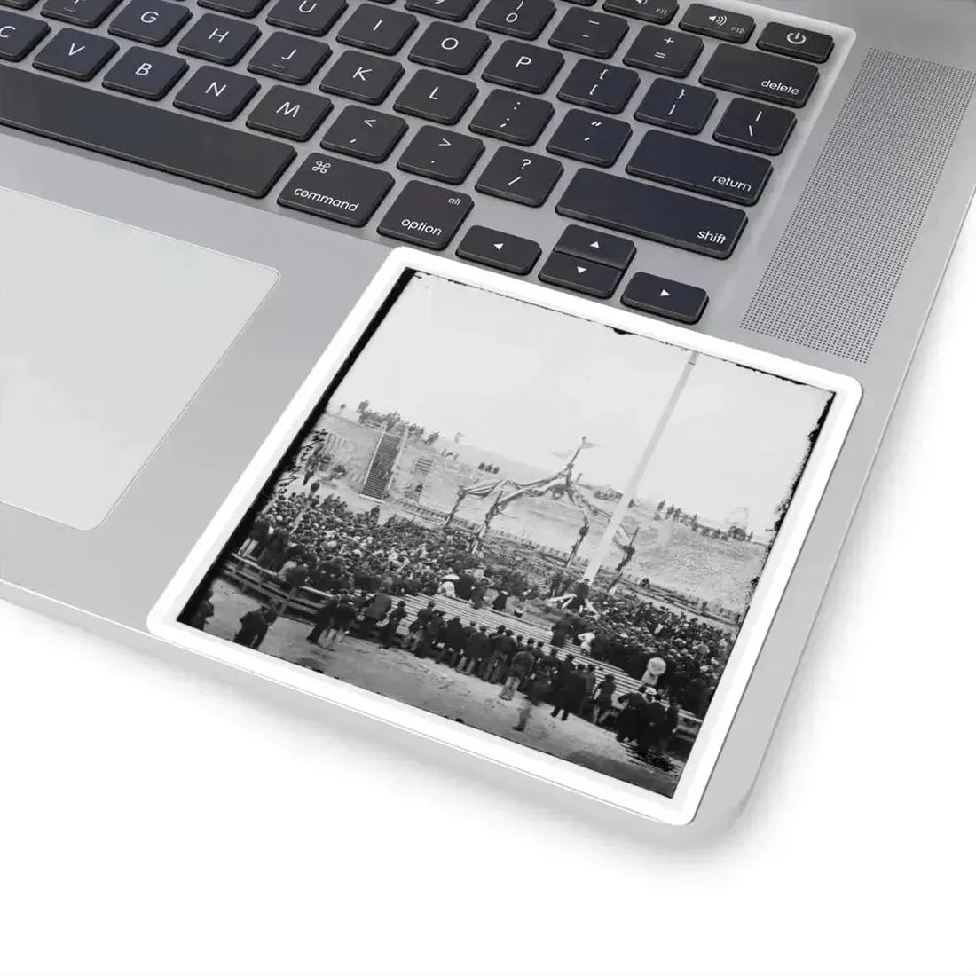 Charleston, S.C. Crowd Inside Fort Sumter; Another View (U.S. Civil War) STICKER Vinyl Kiss-Cut Decal - The Sticker Space