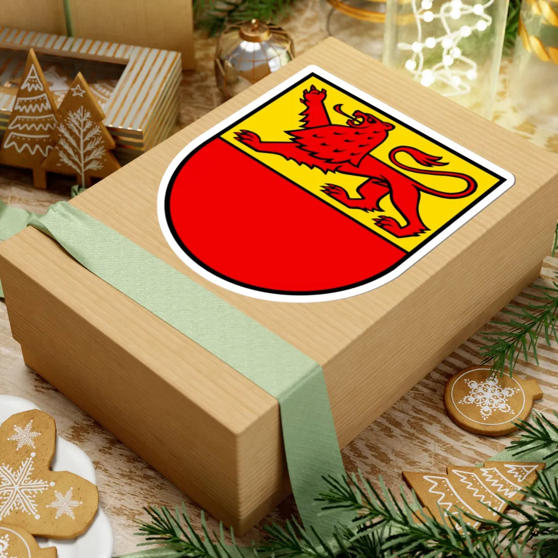 CHE Fahrwangen COA (Switzerland) (Coat of Arms) STICKER Vinyl Kiss-Cut Decal - The Sticker Space