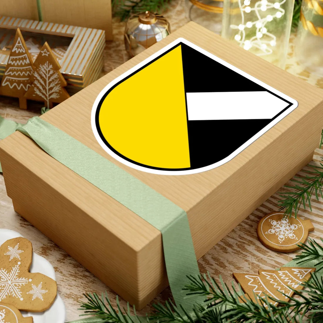 CHE Küttigen COA (Switzerland) (Coat of Arms) STICKER Vinyl Kiss-Cut Decal - The Sticker Space