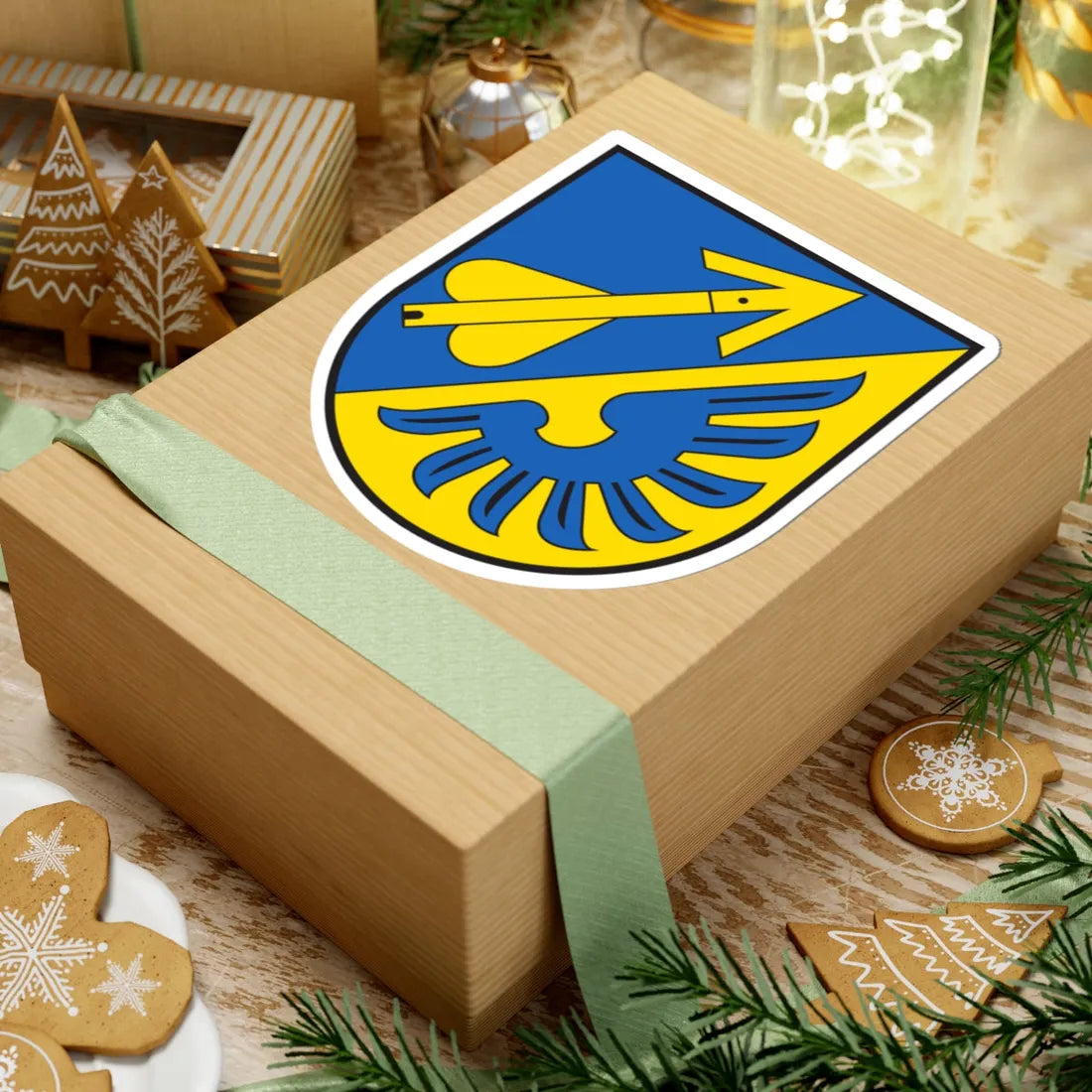 CHE Luzein COA (Switzerland) (Coat of Arms) STICKER Vinyl Kiss-Cut Decal - The Sticker Space