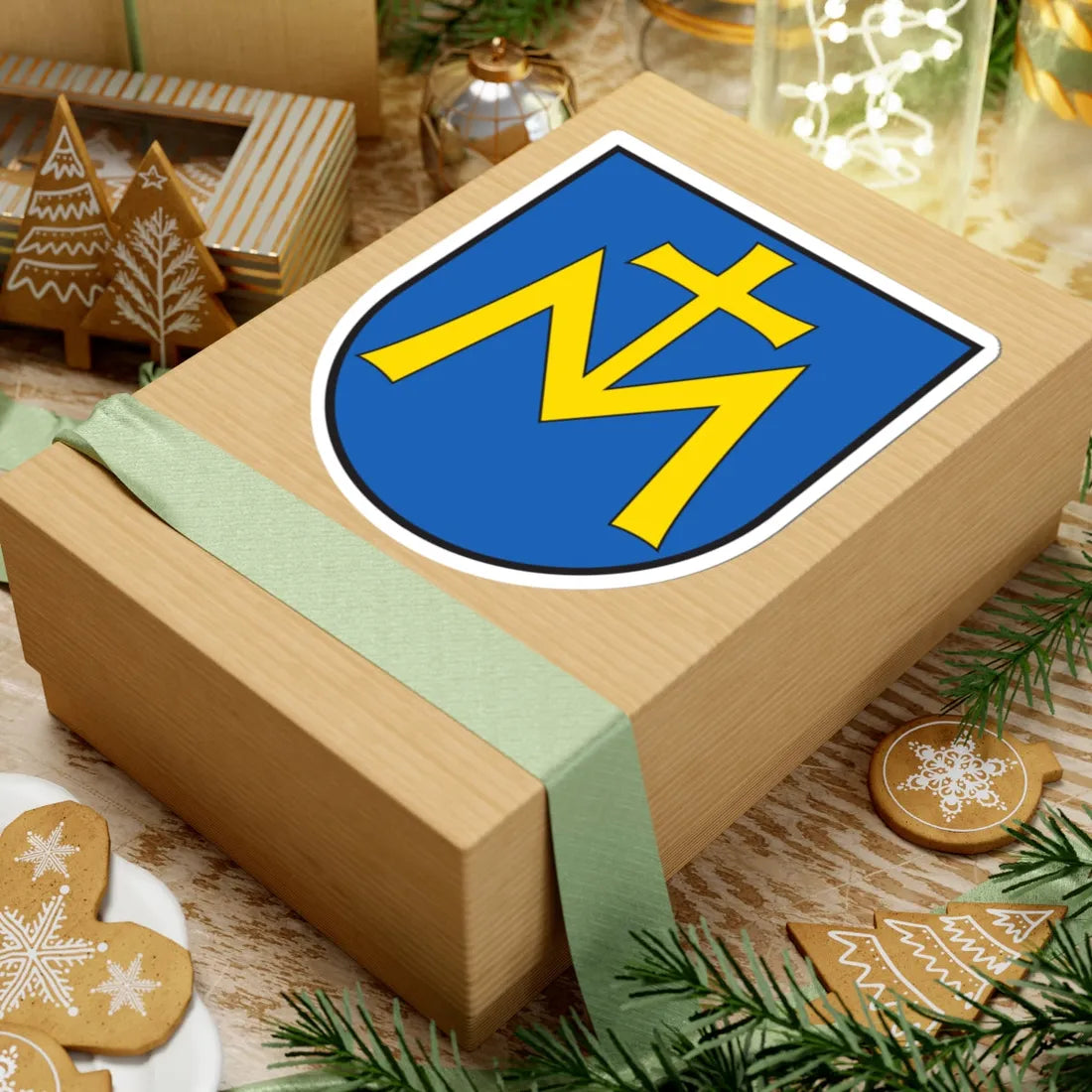 CHE Malans COA (Switzerland) (Coat of Arms) STICKER Vinyl Kiss-Cut Decal - The Sticker Space