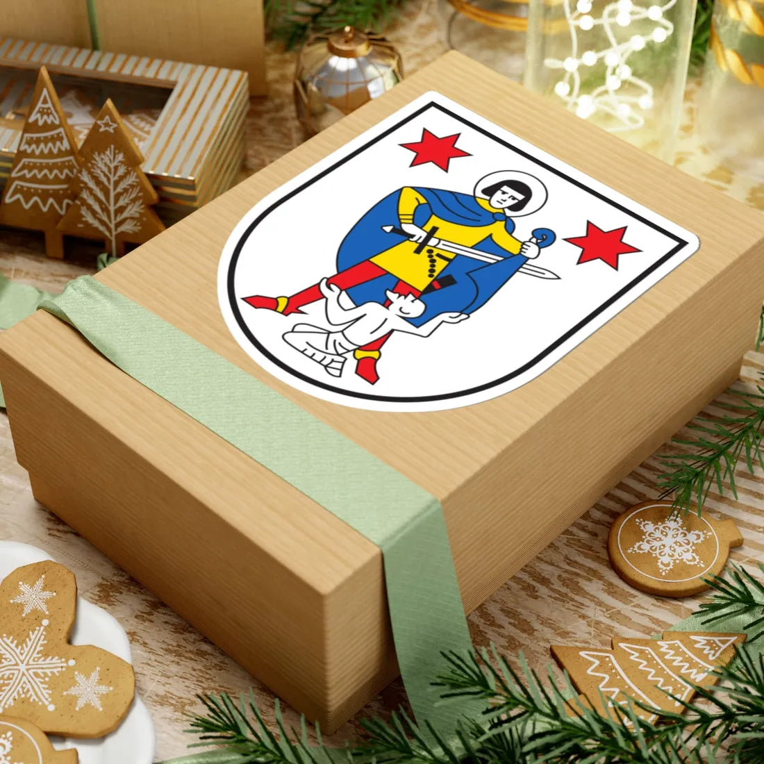 CHE Zillis-Reischen COA (Switzerland) (Coat of Arms) STICKER Vinyl Kiss-Cut Decal - The Sticker Space