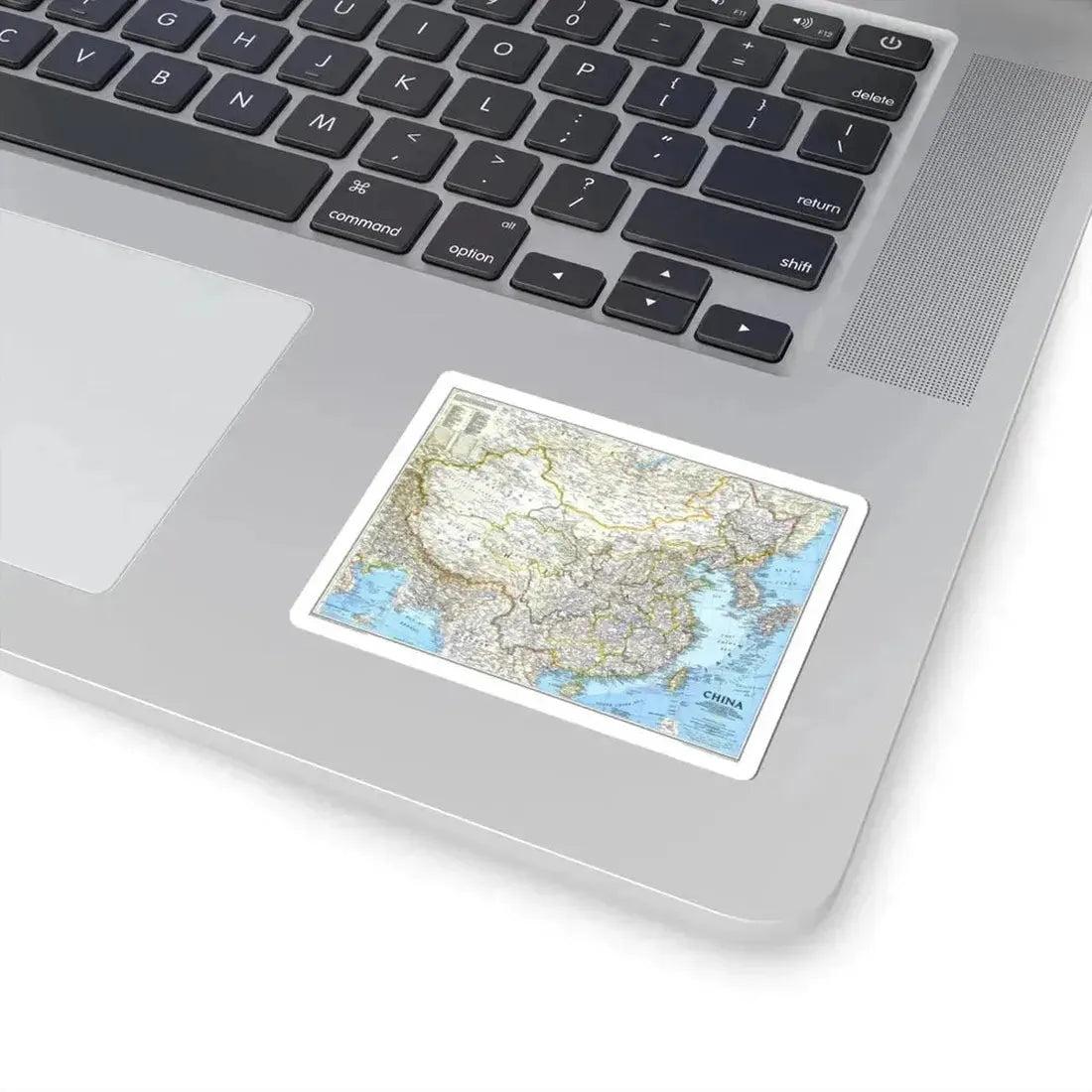China 1 (1991) (Map) STICKER Vinyl Kiss-Cut Decal - The Sticker Space