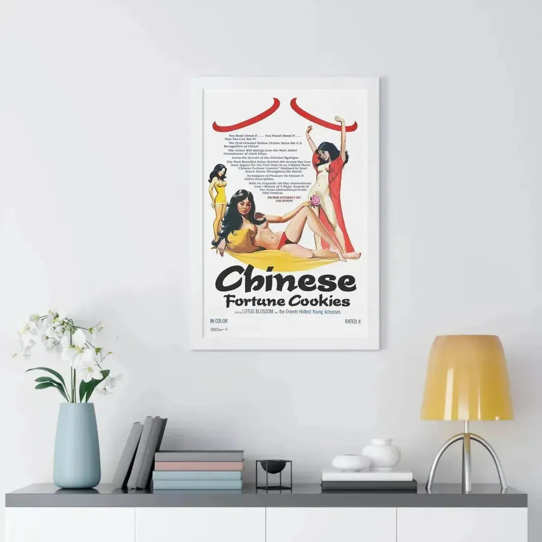 CHINESE FORTUNE COOKIES 1980 - Framed Movie Poster - The Sticker Space