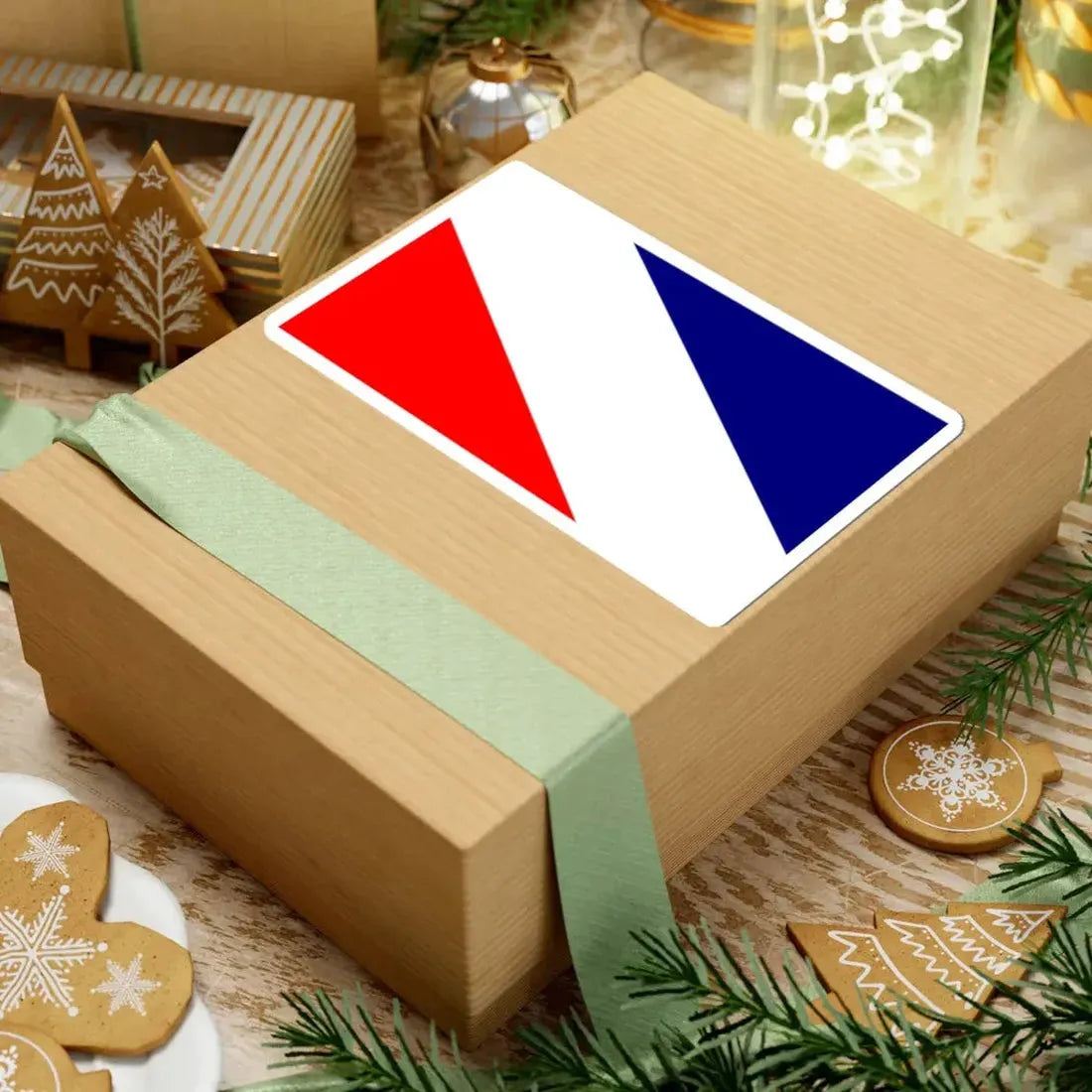 Chocianow flaga (Poland) STICKER Vinyl Kiss-Cut Decal - The Sticker Space