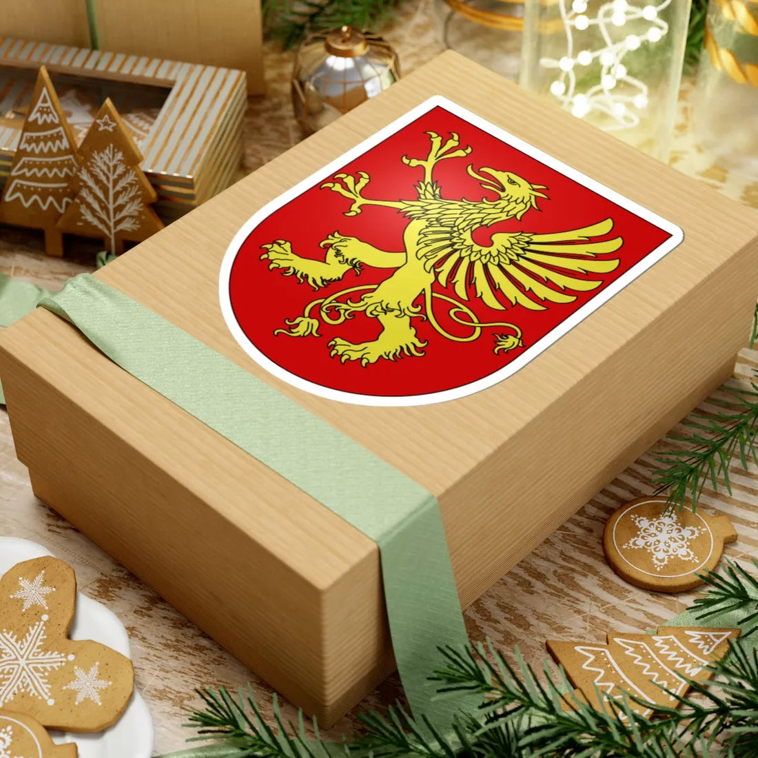 Choulex-coat of arms (Switzerland) (Coat of Arms) STICKER Vinyl Kiss-Cut Decal - The Sticker Space