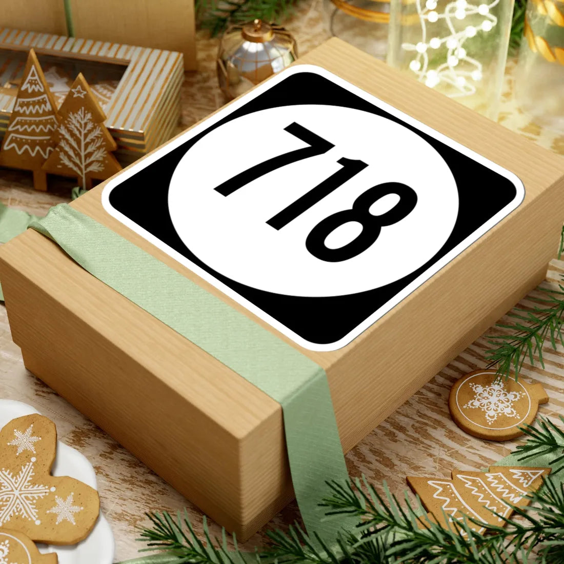 Circle sign 718 Virginia (Virginia) (Road Sign) STICKER Vinyl Kiss-Cut Decal - The Sticker Space