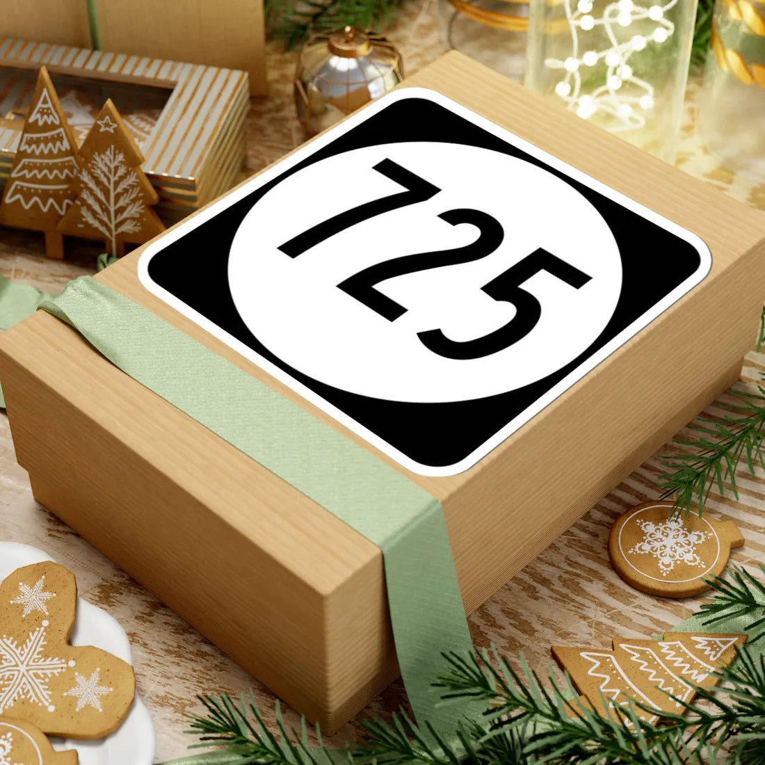 Circle sign 725 Virginia (Virginia) (Road Sign) STICKER Vinyl Kiss-Cut Decal - The Sticker Space