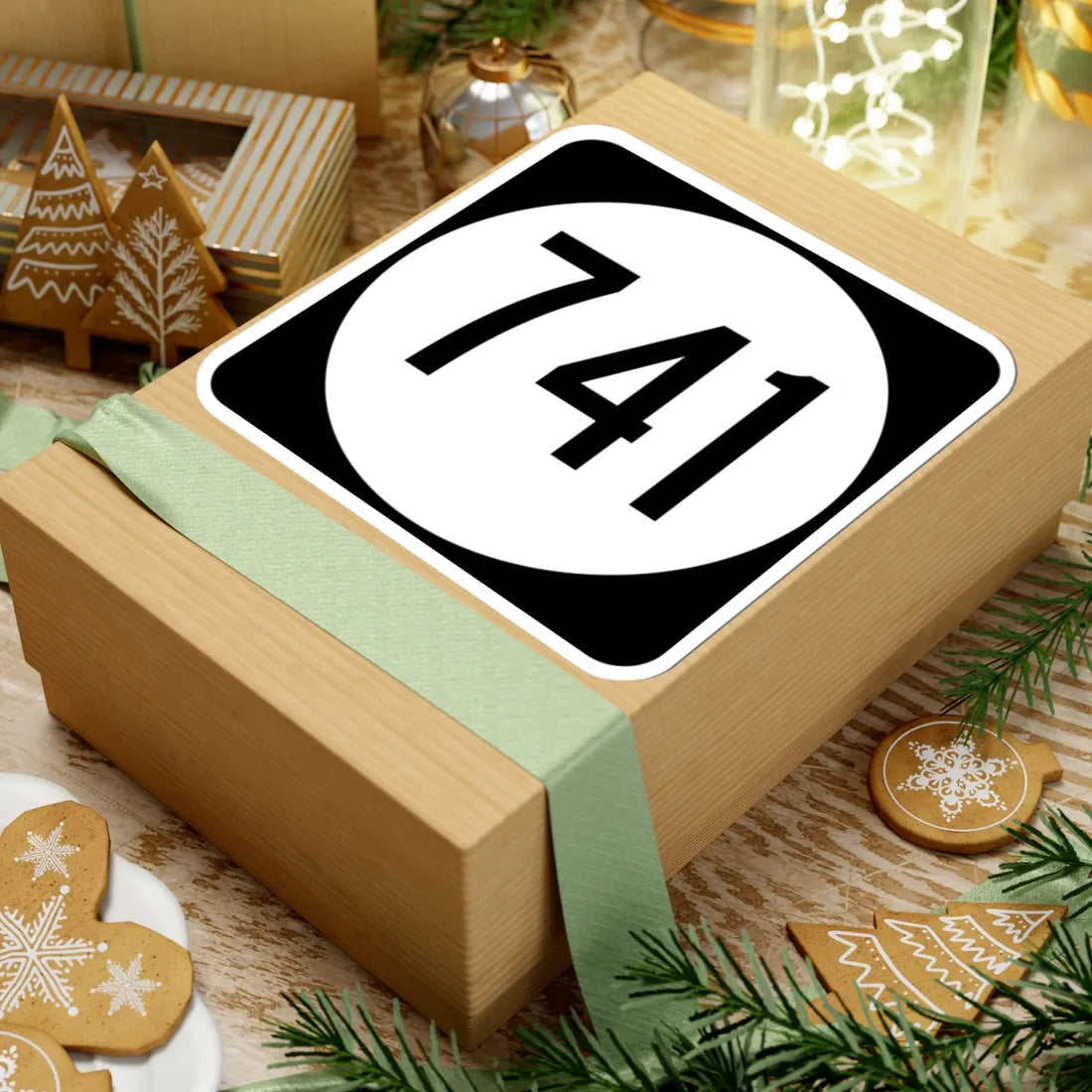 Circle sign 741 Virginia (Virginia) (Road Sign) STICKER Vinyl Kiss-Cut Decal - The Sticker Space