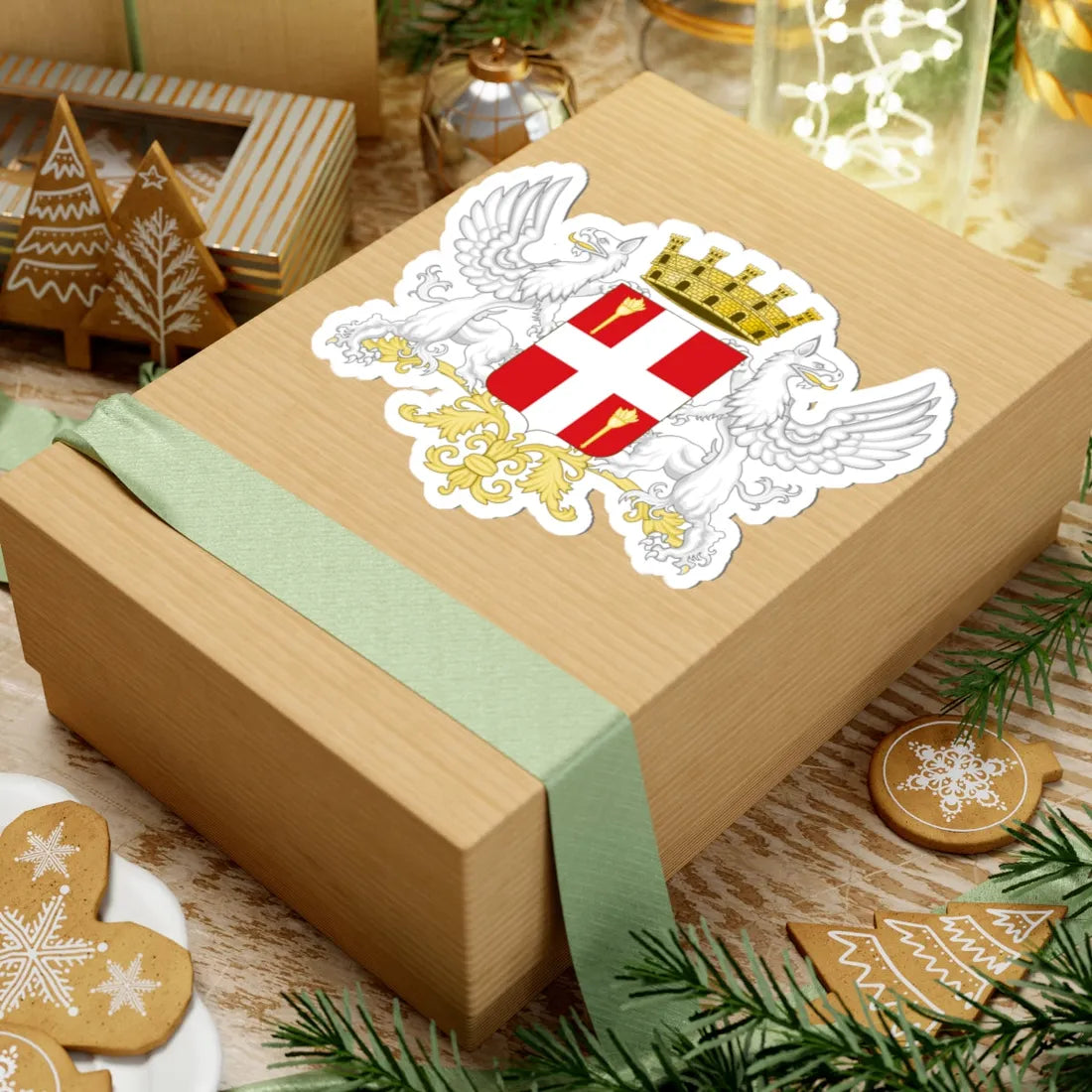 Cirié-Stemma (Italy) (Coat of Arms) STICKER Vinyl Kiss-Cut Decal - The Sticker Space