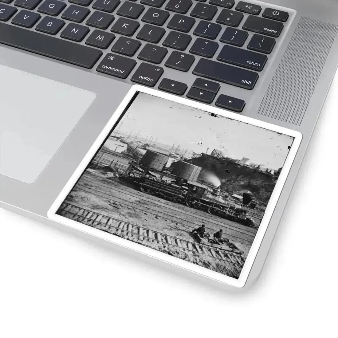 City Point, Va. Another Locomotive at the Same Point (U.S. Civil War) STICKER Vinyl Kiss-Cut Decal - The Sticker Space