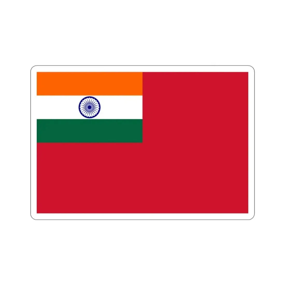 Civil Ensign of India (India) STICKER Vinyl Die-Cut Decal - The Sticker Space