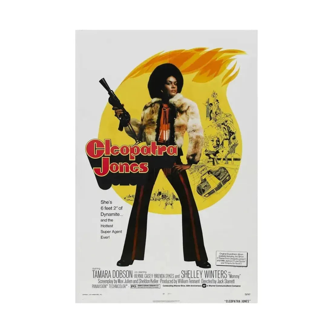 CLEOPATRA JONES 1973 - Paper Movie Poster - The Sticker Space