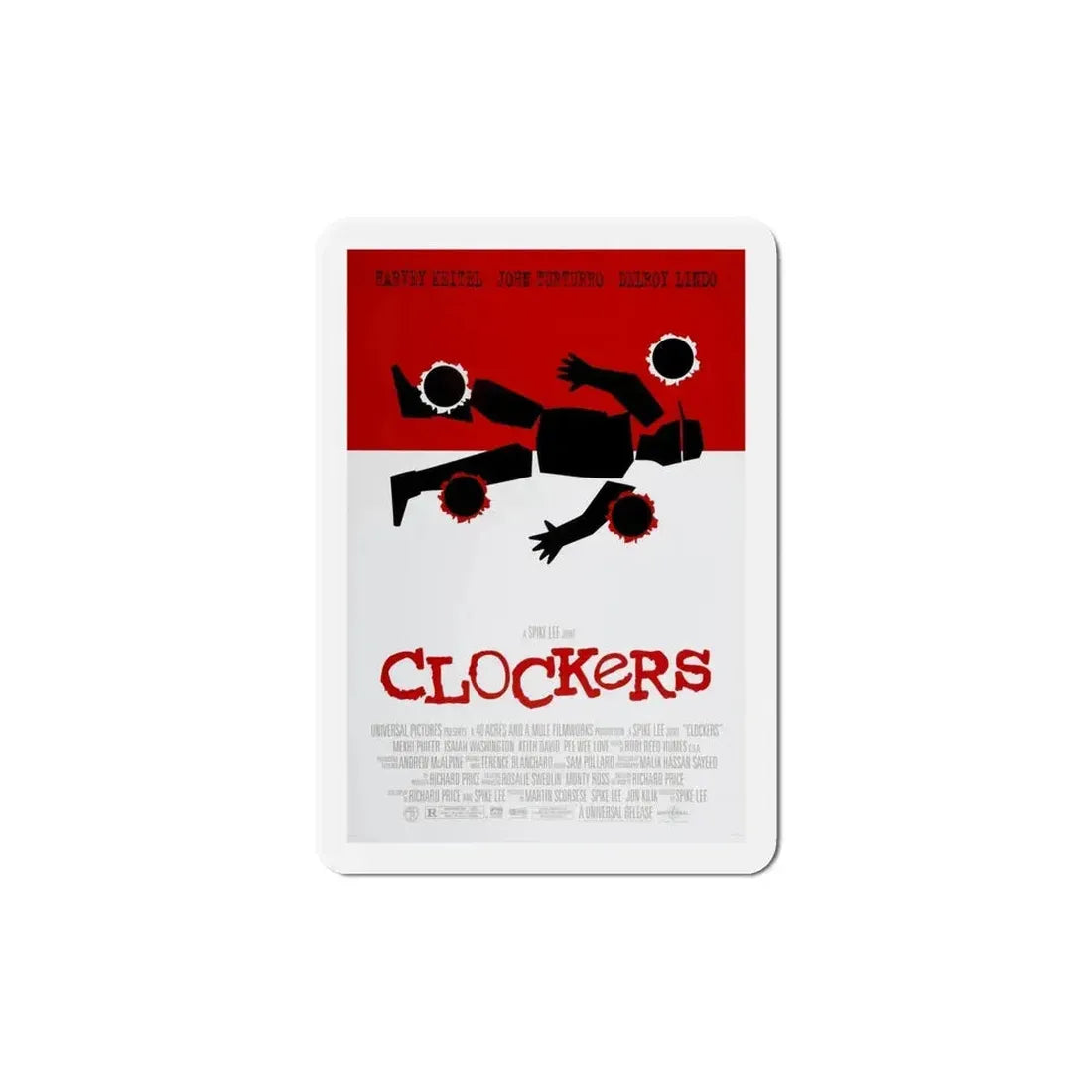 Clockers 1995 Movie Poster Refrigerator Magnet - The Sticker Space