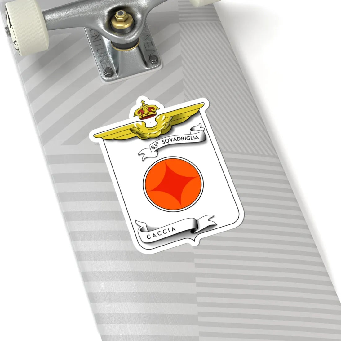 CoA 83 Squadriglia Caccia (Italy) (Coat of Arms) STICKER Vinyl Kiss-Cut Decal - The Sticker Space