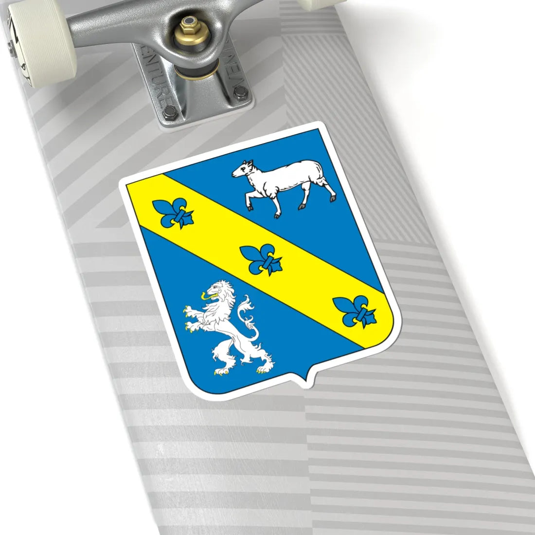 COA Baron of São João de Icaraí (Brazil) (Coat of Arms) STICKER Vinyl Kiss-Cut Decal - The Sticker Space