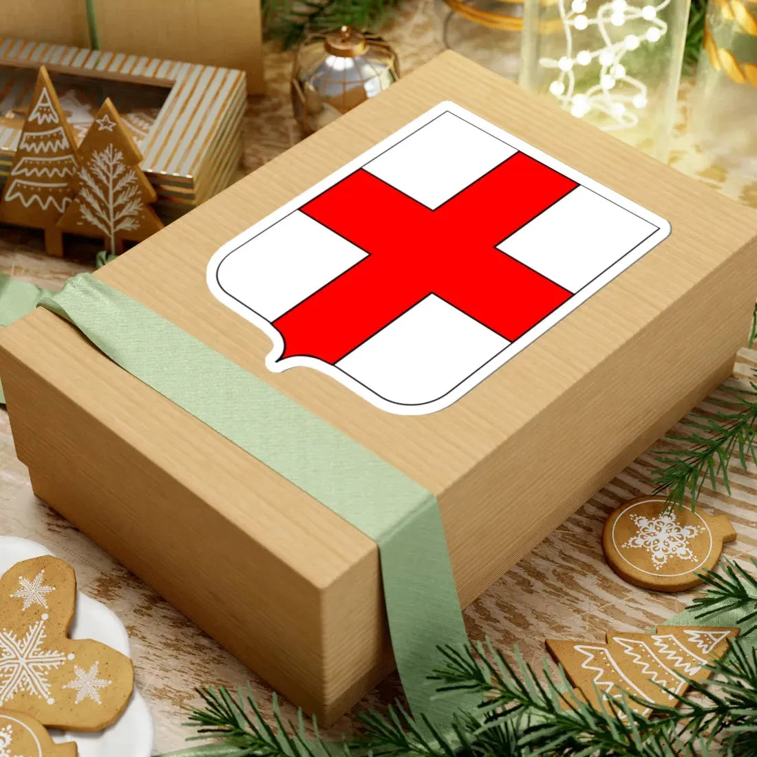 CoA Comune di Ailoche 2 (Italy) (Coat of Arms) STICKER Vinyl Kiss-Cut Decal - The Sticker Space