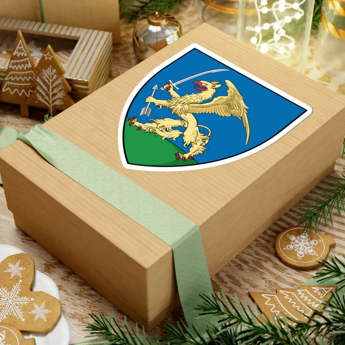 Coa Hungary Family Balogh - Érkeserű (Hungary) (Coat of Arms) STICKER Vinyl Kiss-Cut Decal - The Sticker Space