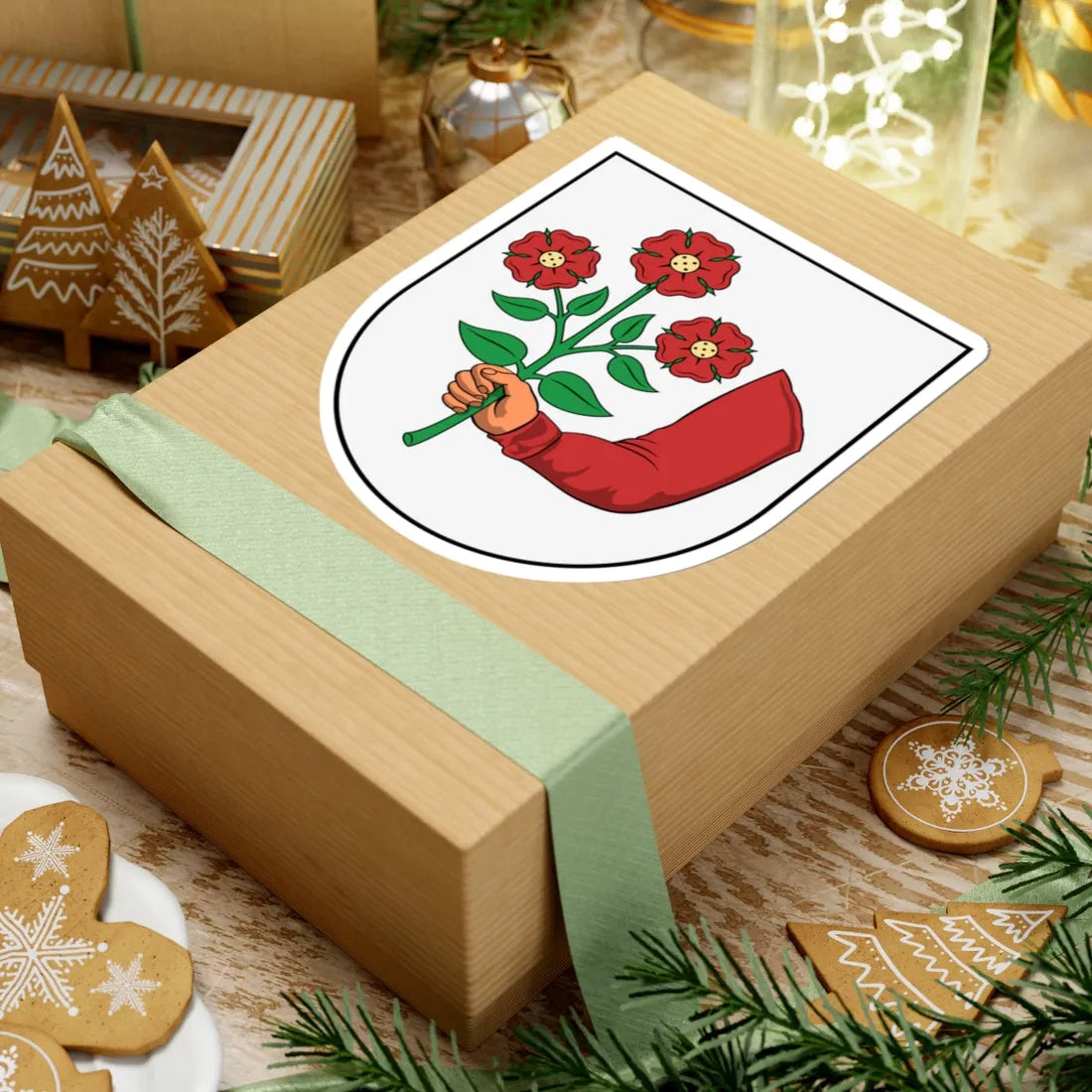 Coa Hungary Family Bodó Miklós (Hungary) (Coat of Arms) STICKER Vinyl Kiss-Cut Decal - The Sticker Space