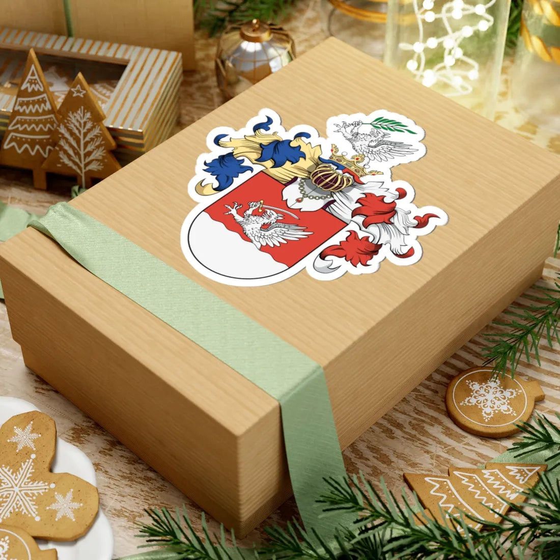 Coa Hungary Family Csite (Hungary) (Coat of Arms) STICKER Vinyl Kiss-Cut Decal - The Sticker Space