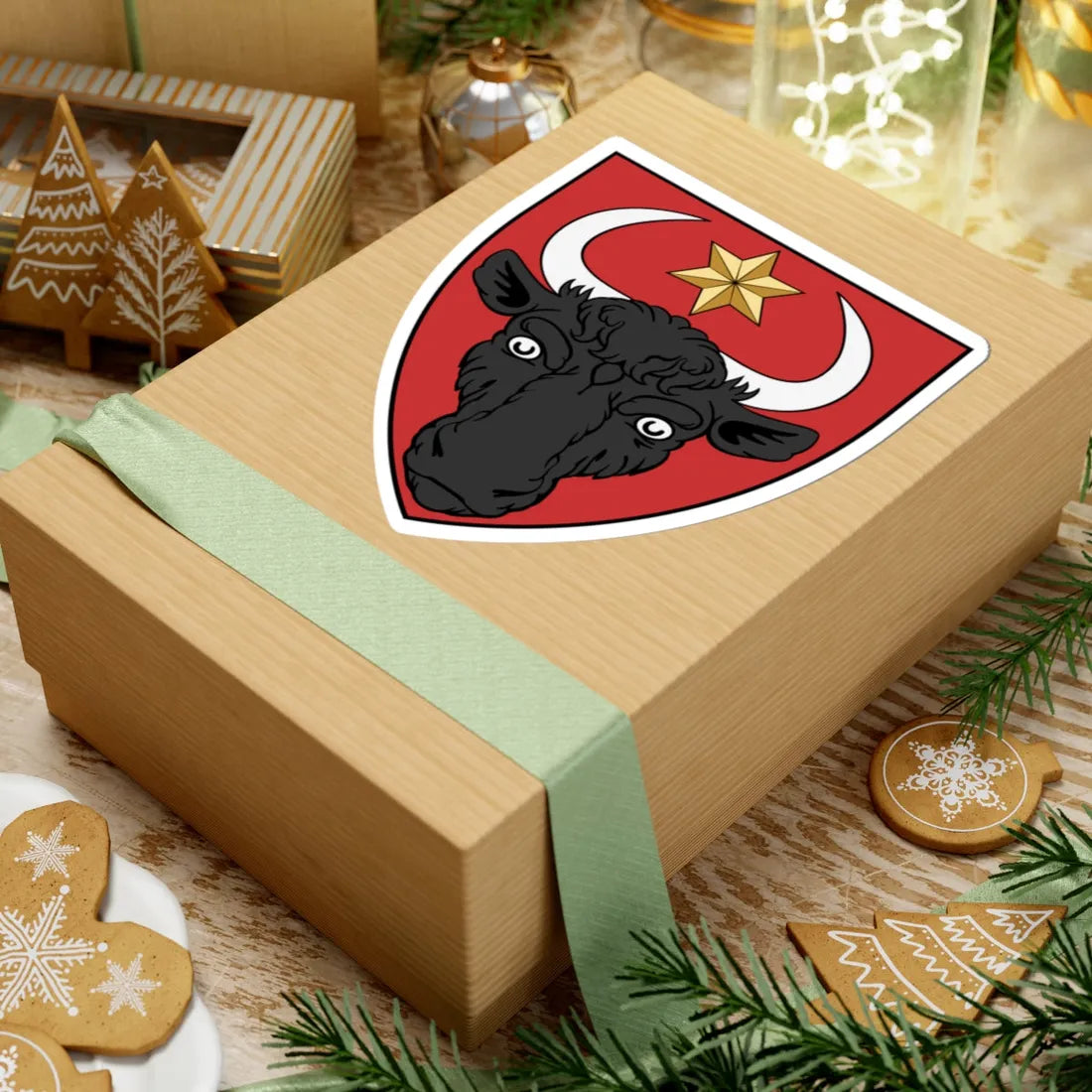 Coa Hungary Family Hahothy (Hungary) (Coat of Arms) STICKER Vinyl Kiss-Cut Decal - The Sticker Space