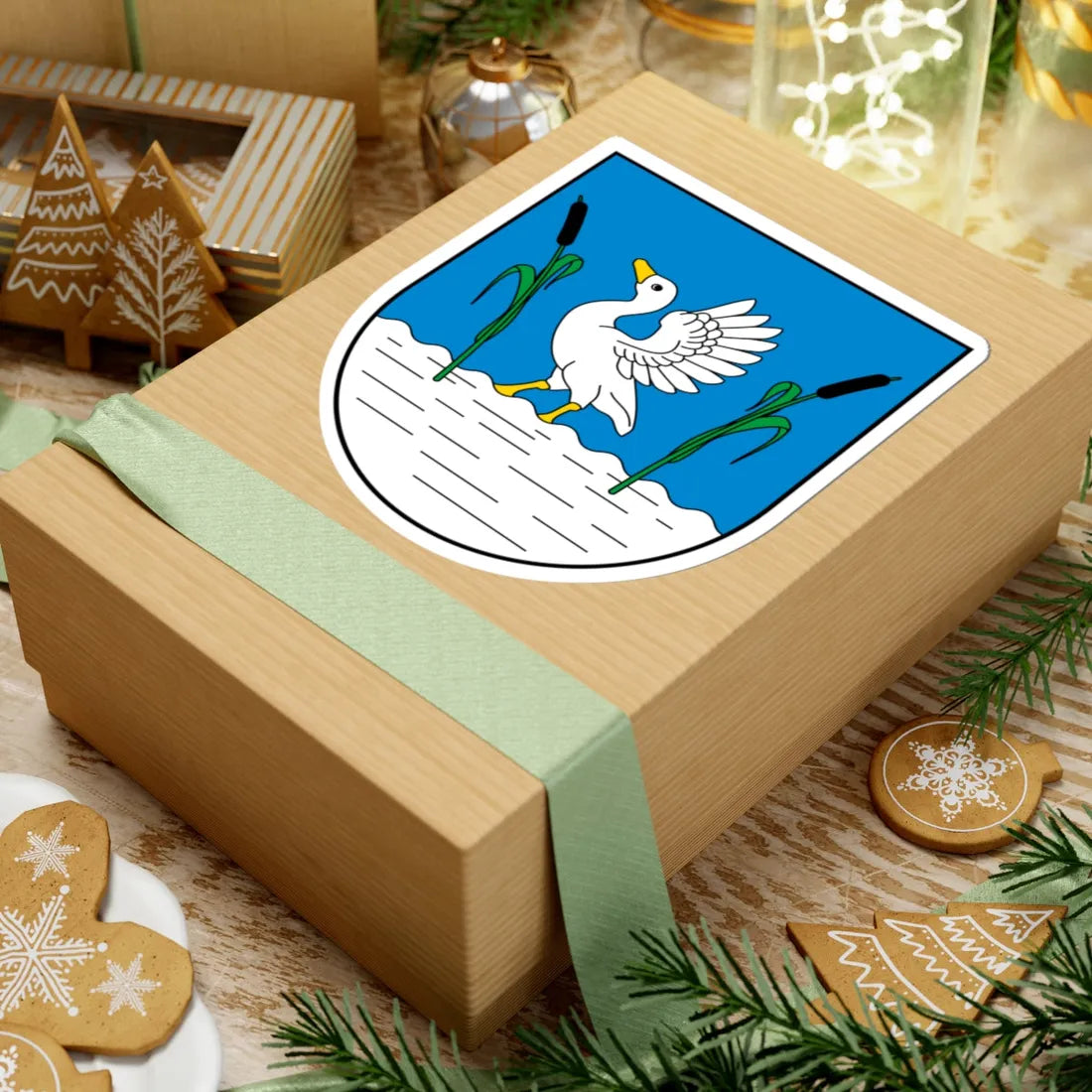 Coa Hungary Family Nádasdy (Hungary) (Coat of Arms) STICKER Vinyl Kiss-Cut Decal - The Sticker Space