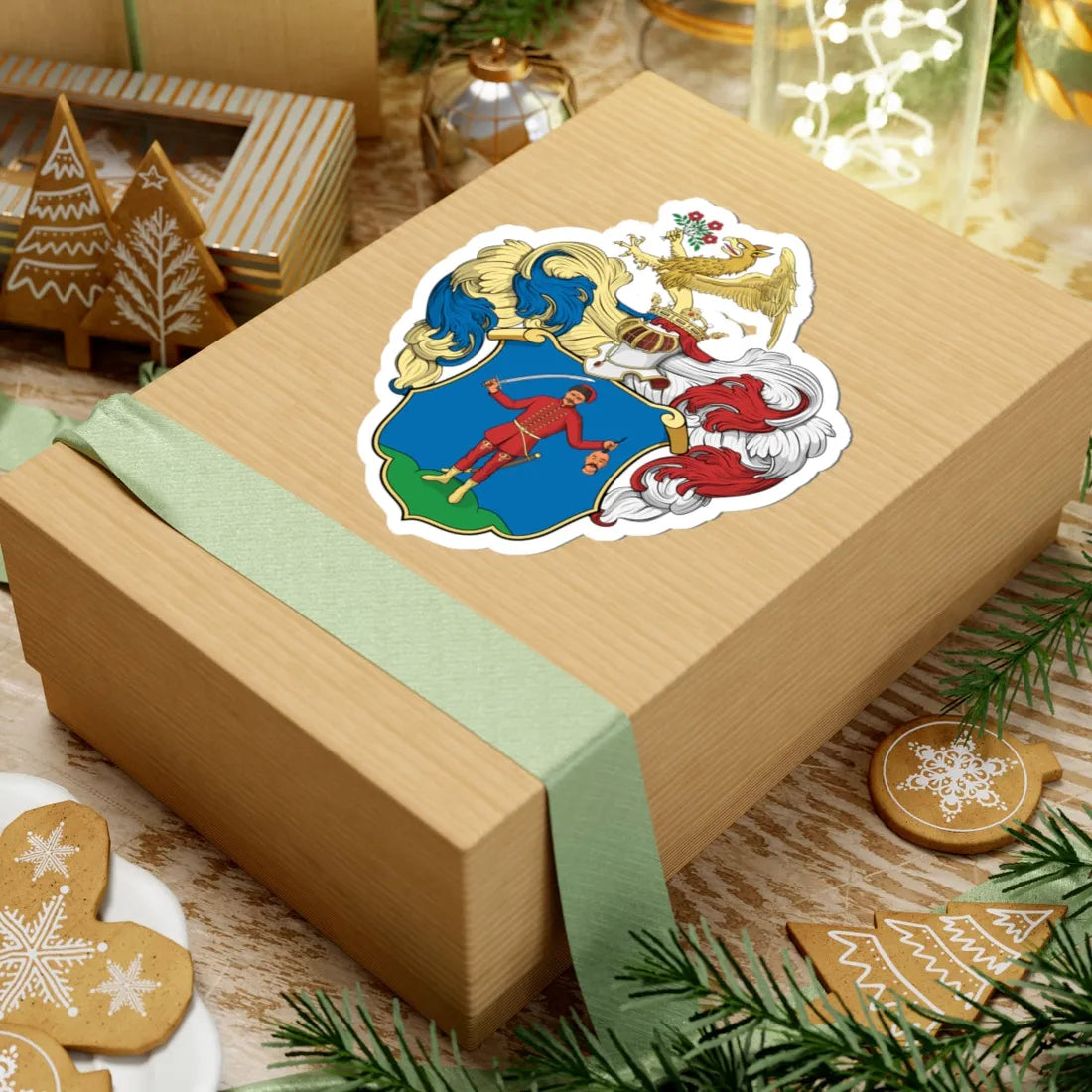 Coa Hungary Family Tuba (Hungary) (Coat of Arms) STICKER Vinyl Kiss-Cut Decal - The Sticker Space