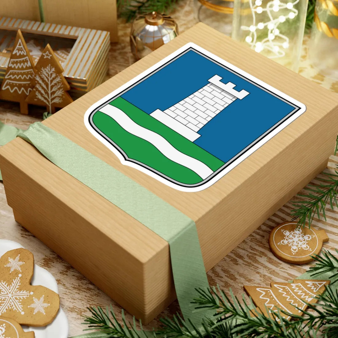 Coa Hungary Town Balassagyarmat (Hungary) (Coat of Arms) STICKER Vinyl Kiss-Cut Decal - The Sticker Space