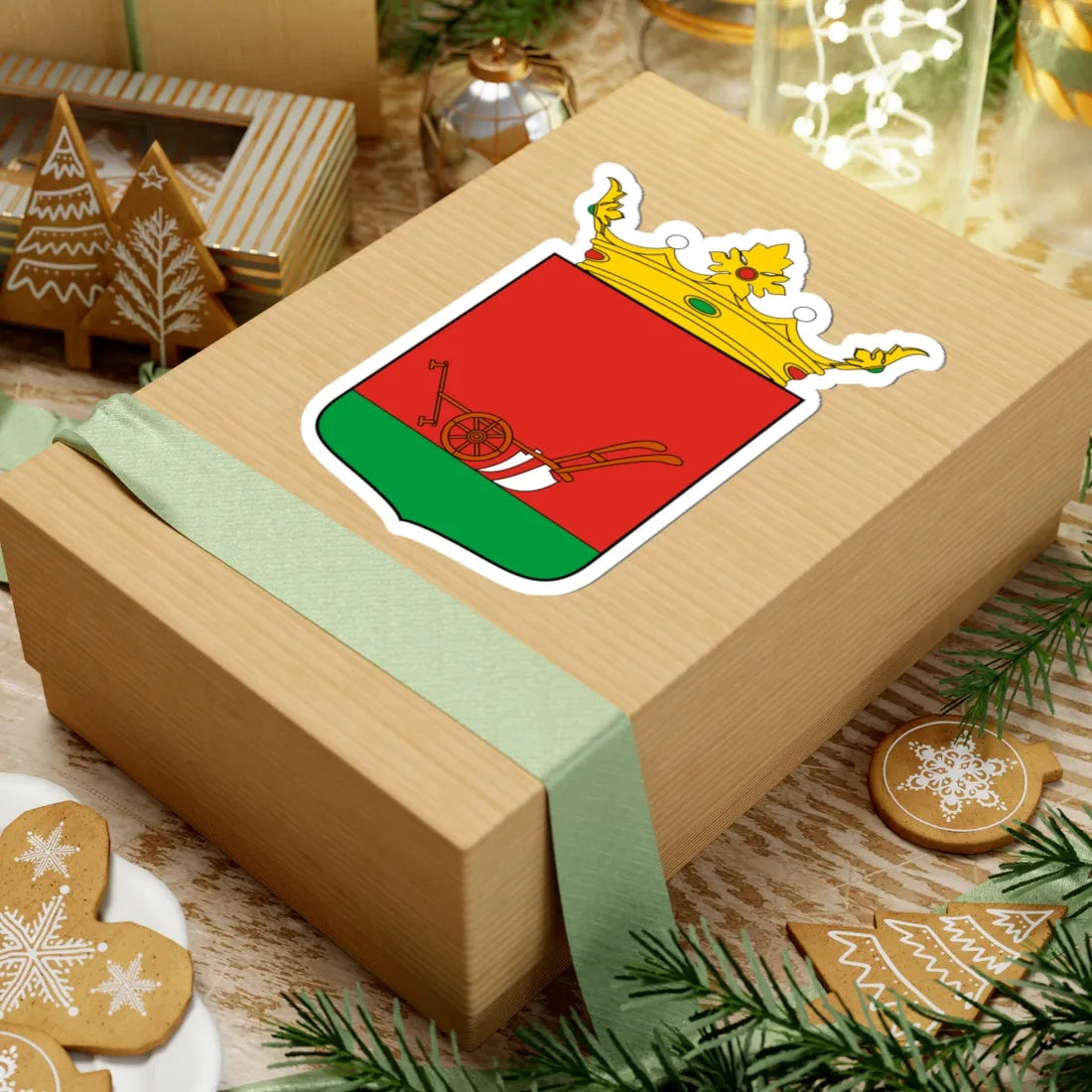 Coa Hungary Town Bélavár (Hungary) (Coat of Arms) STICKER Vinyl Kiss-Cut Decal - The Sticker Space