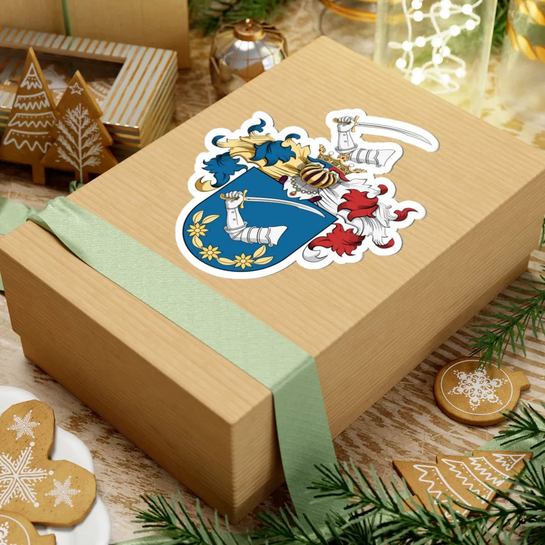 Coa Hungary Town Boba big (Hungary) (Coat of Arms) STICKER Vinyl Kiss-Cut Decal - The Sticker Space