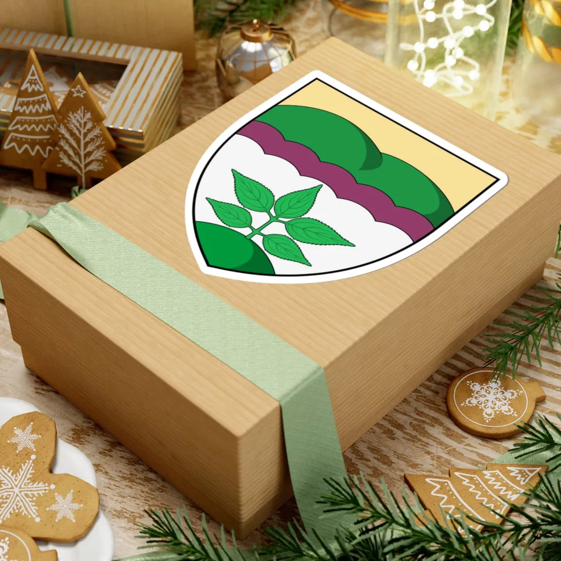 Coa Hungary Town Borzavár (Hungary) (Coat of Arms) STICKER Vinyl Kiss-Cut Decal - The Sticker Space