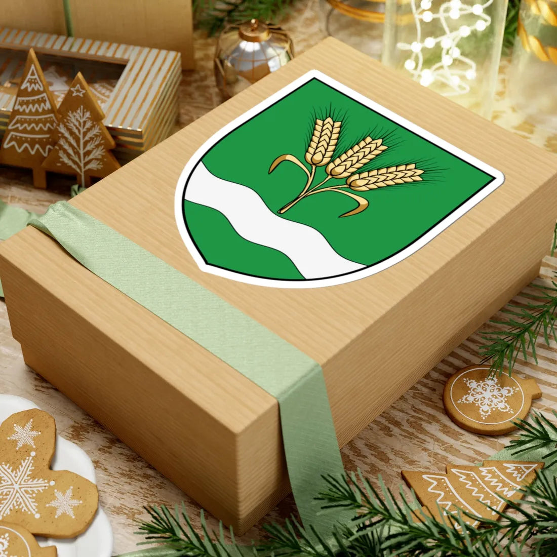 Coa Hungary Town Cégénydányád (Hungary) (Coat of Arms) STICKER Vinyl Kiss-Cut Decal - The Sticker Space