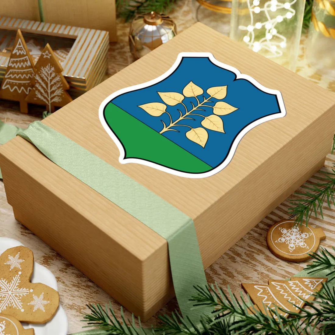 Coa Hungary Town Csanádalberti (Hungary) (Coat of Arms) STICKER Vinyl Kiss-Cut Decal - The Sticker Space