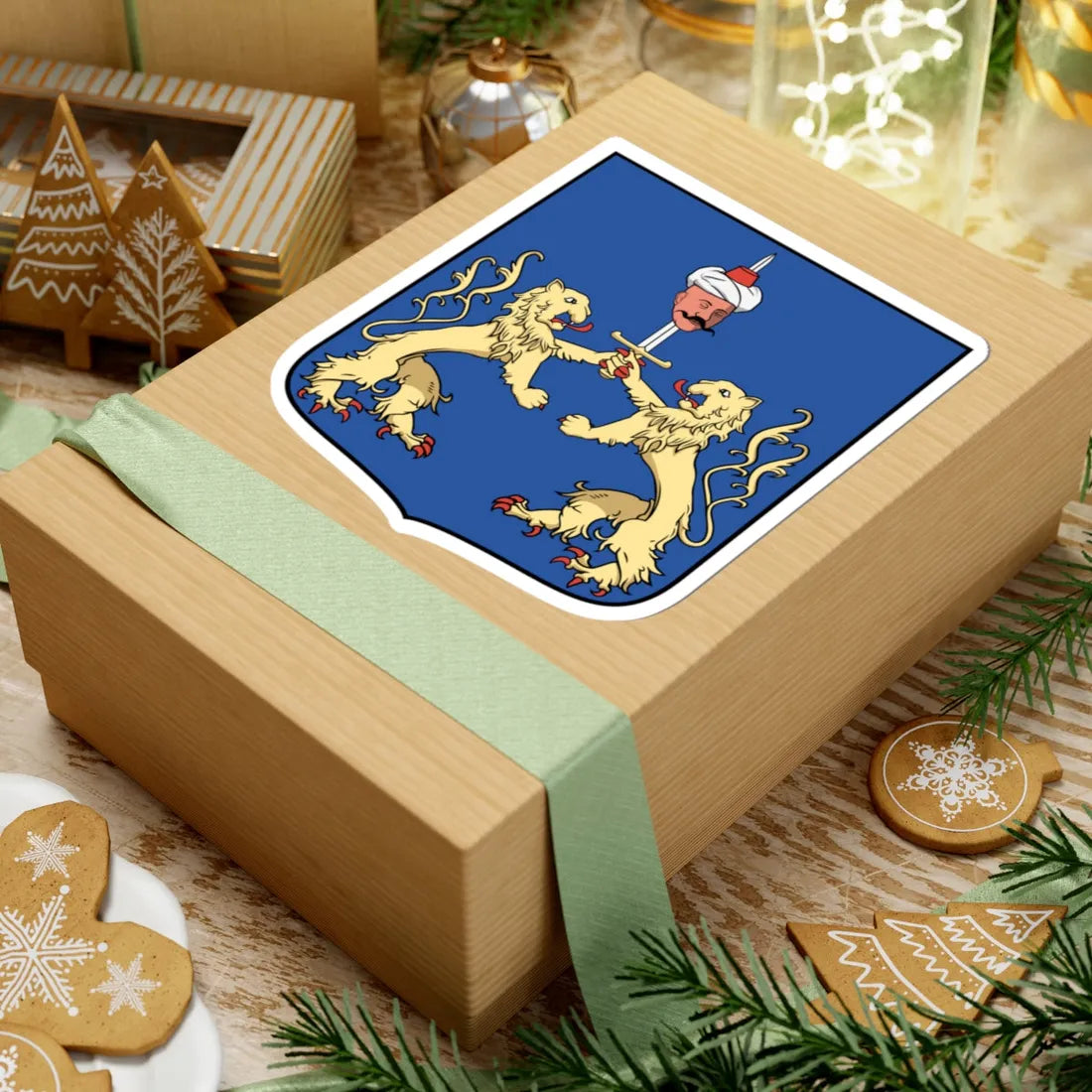 Coa Hungary Town Derecske (Hungary) (Coat of Arms) STICKER Vinyl Kiss-Cut Decal - The Sticker Space