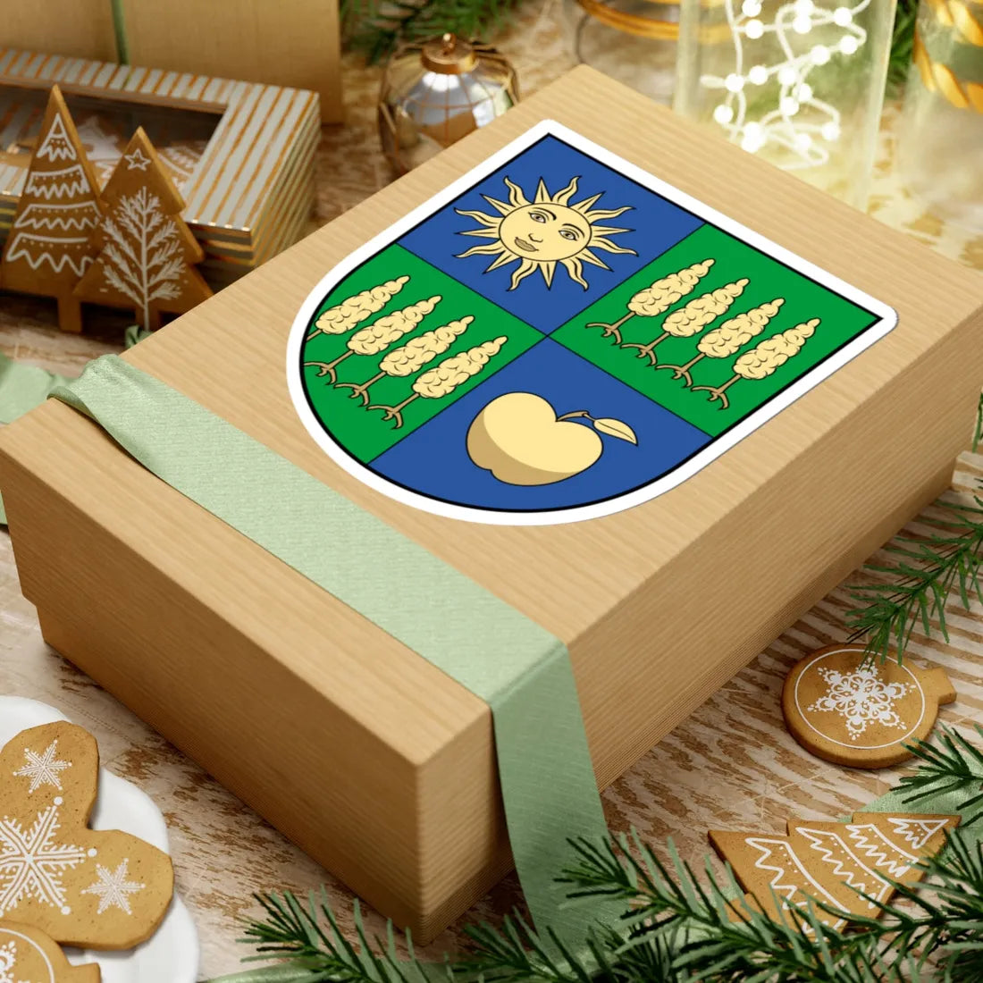 Coa Hungary Town Fényeslitke (Hungary) (Coat of Arms) STICKER Vinyl Kiss-Cut Decal - The Sticker Space